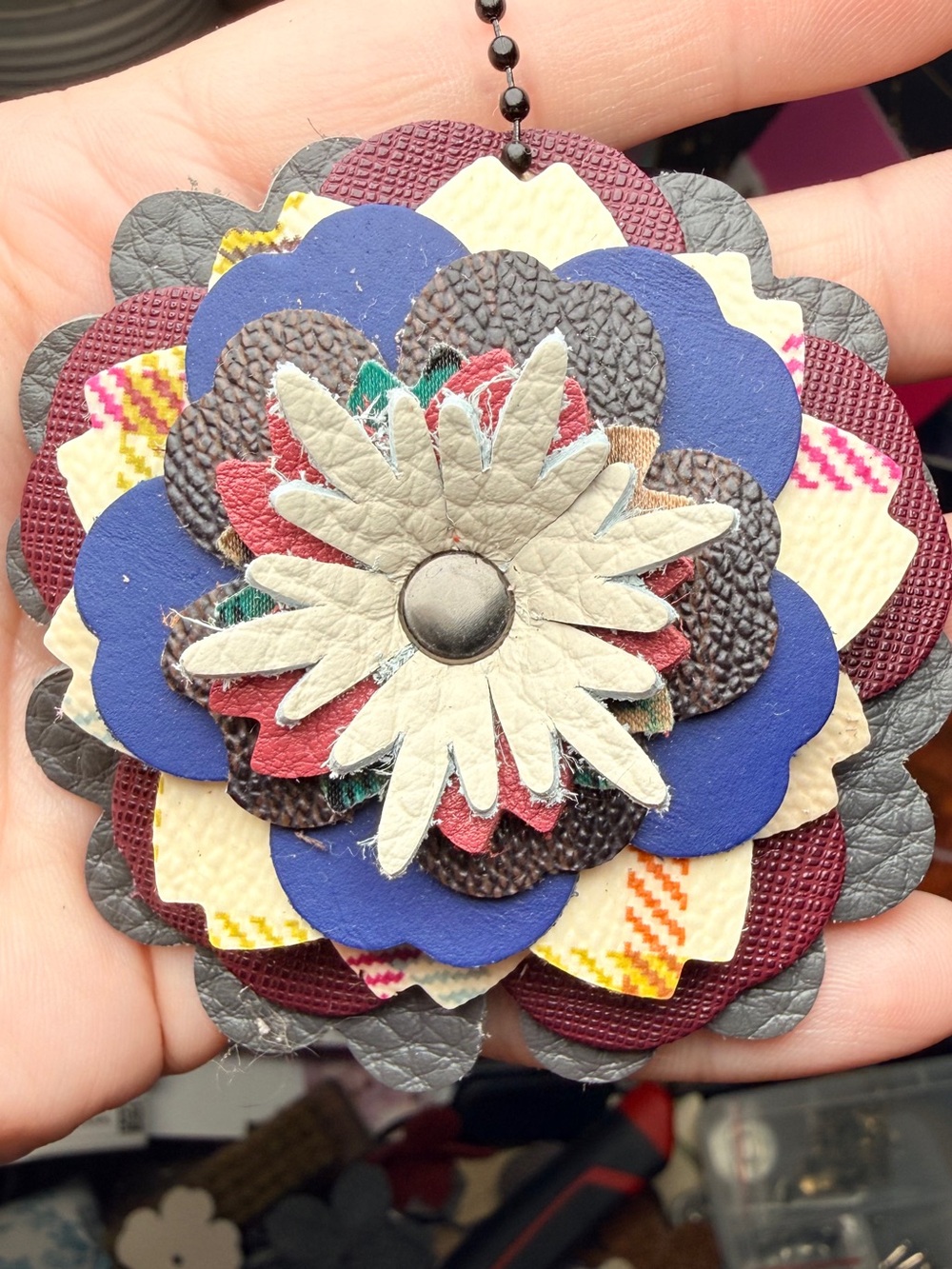Handmade Floral Charm - Picture 2 of 2